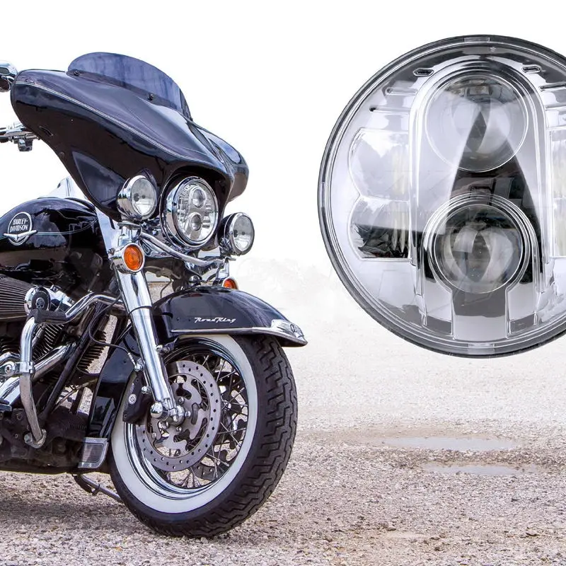 7 &quotфара для мотоцикла Harley 7&quot круглый светодиодный Привет ближнего фары дюймов