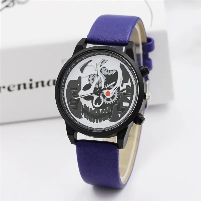 Luxury Fashion Men Watches Classic Stainless Steel Quartz Analog Watch Leather Quartz Wrist Watch Casual Wristwatch clock M24 (15)