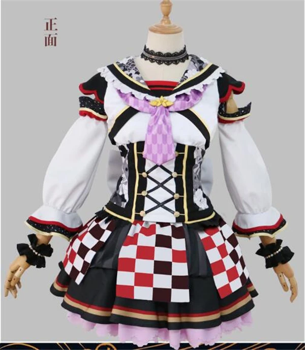 

Anime Love Live Sunshine Aqours New Year lunar January Uniforms Cosplay Costume Riko Sakurauchi dress halloween costumes A