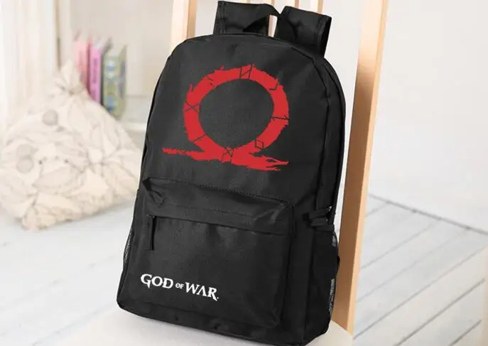 2018 игровой рюкзак God of War 4 с логотипом аниме мультфильм Оксфорд школьная сумка