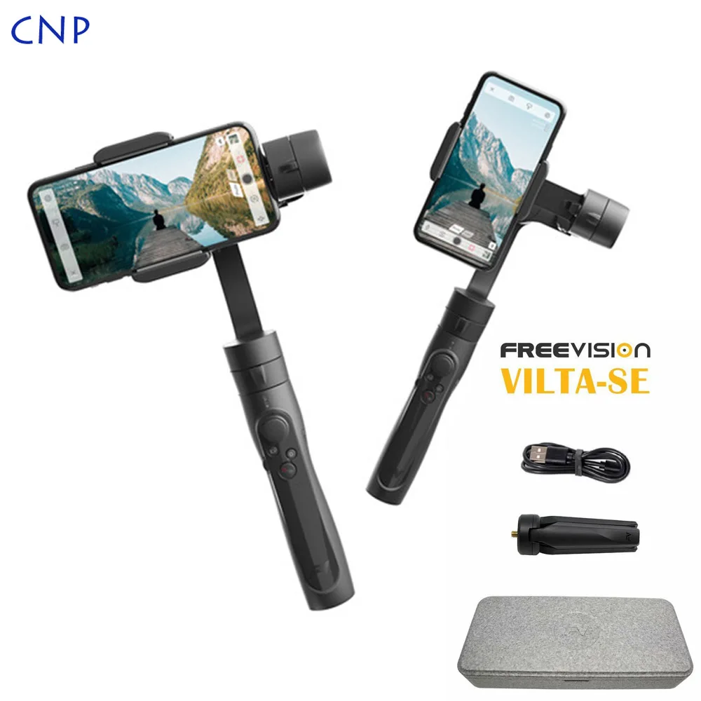 

CNP Vilta SE 3 Axis Handheld Gimbal Mobile Phone Video Stabilizer for iPhone XS XR X 8Plus 8 7P Samsung S9 S8 S7 for Huawei