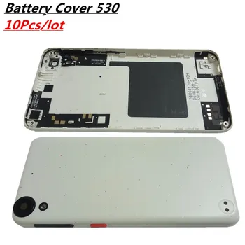 

10Pcs/lot Back Cover Power + Volume Button For HTC Desire 530 D530 Rear Housing Battery Case Black White Color With Logo