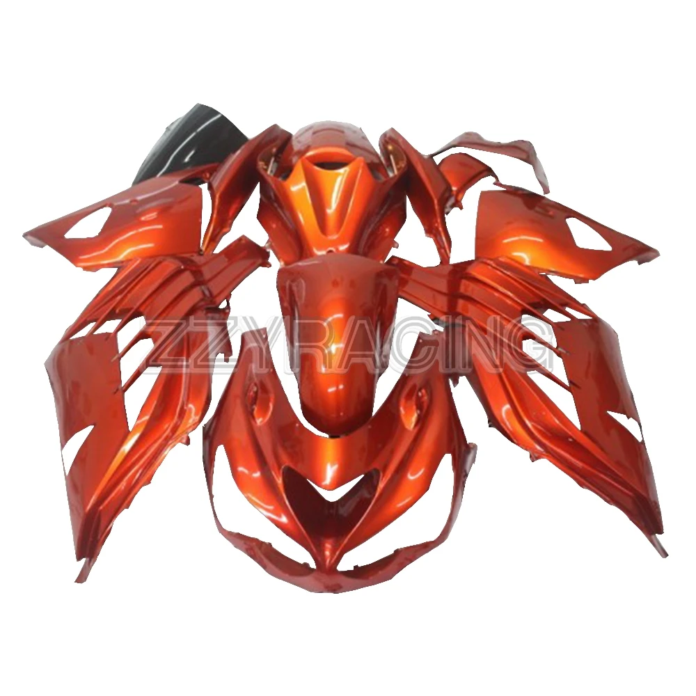 

Injection Fairings Kits for Kawasaki ZX14R 2012 - 2017 Year Complete ZZ-R1400 12 - 17 ABS Plastic Motorbike Bodykit Gross Orange