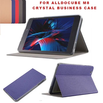 

Front support Stand cover case For alldocube M8 8 inch tablet pc Crystal Business Case for m8