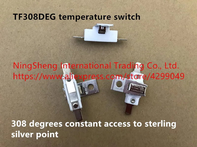 

Original new 100% TF308DEG temperature switch 308 degrees constant access to sterling silver point