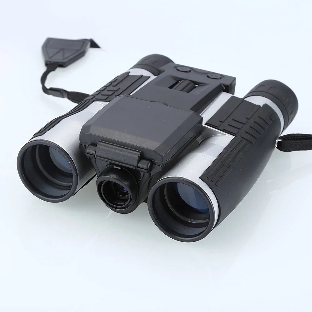 

New 12x32 Compact Zoom Binoculars Long Range 3000m Folding HD Powerful Mini Telescope with Built-in Digital Camera Drop Shipping
