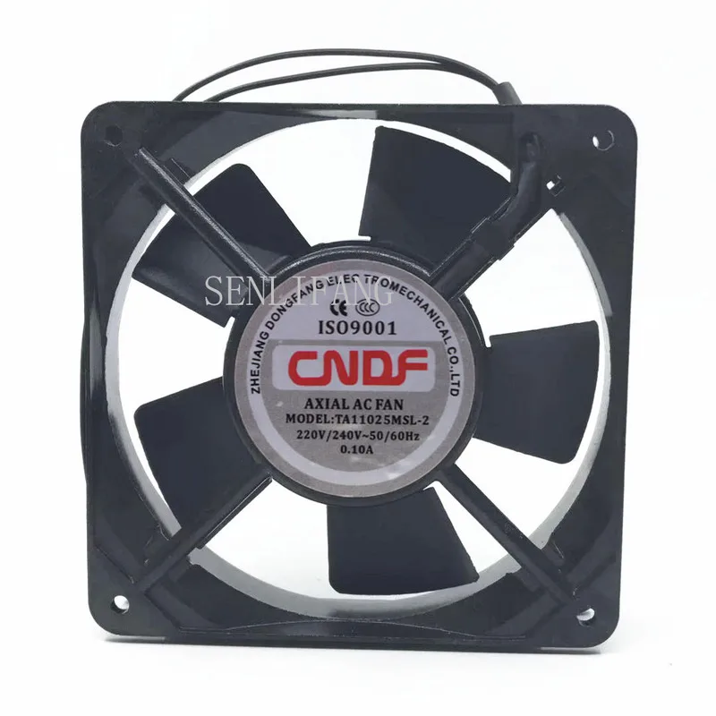 Для CNDF TA11025MSL-2 AC 220 V 0.10A 110x110x25mm квадратный вентилятор сервера