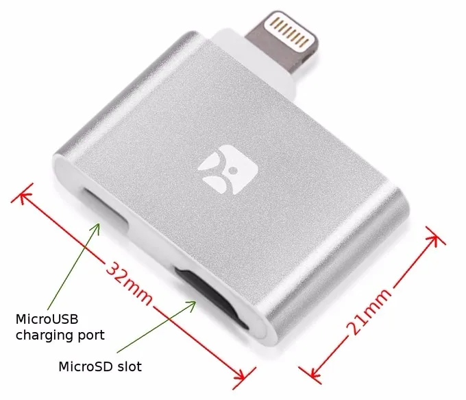 Устройство для чтения карт памяти MicroSD для iPhone/iPad/iPod с разъемом Lightning в качестве флеш-накопителя, устройства для чтения карт Lightning, устройства для чтения iPhone