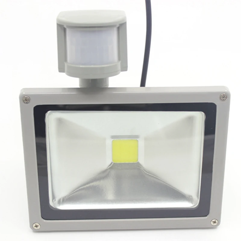 

12V Input PIR LED flood light 20W for Solar system with Motion Sensor Time Lux adjust free shipping to Russia UK Spain Chile