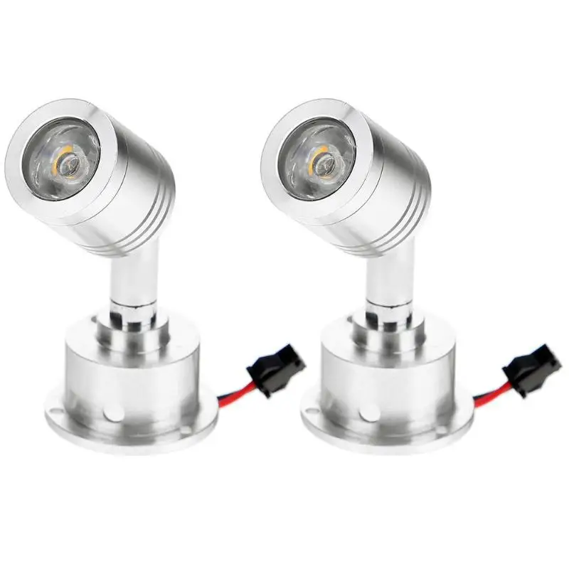 

3W LED Spotlight Showcase White/Warm White Table Desktop Lamp AC85-265V Cabinet Light Kitchen Home Decor