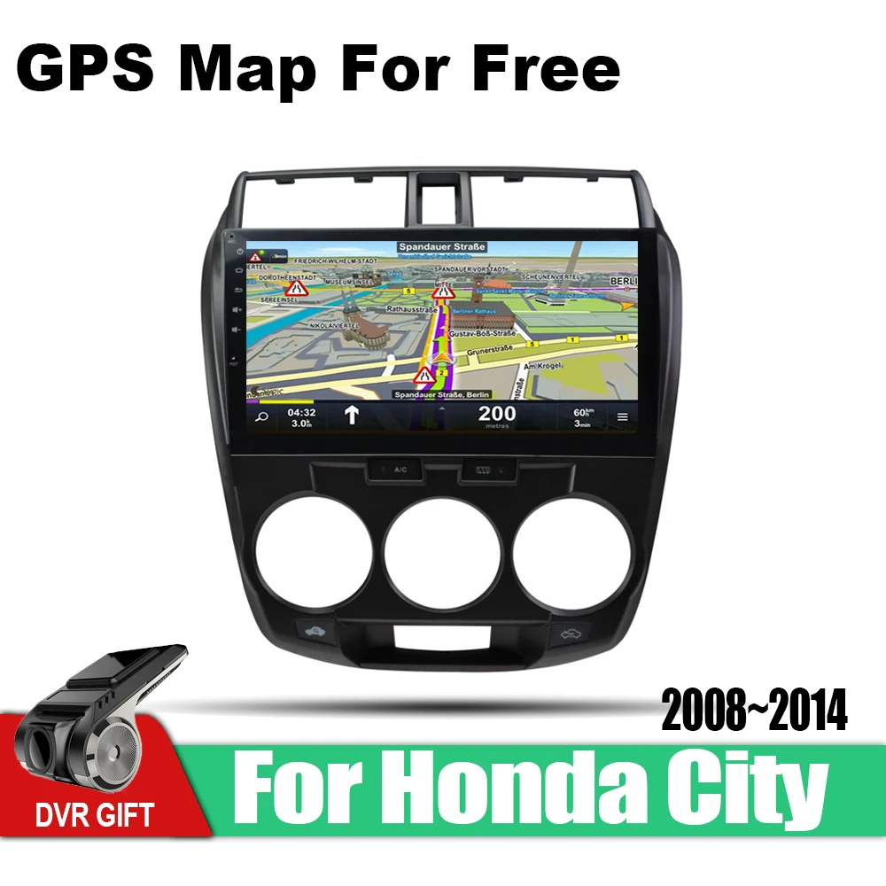 Cheap ZaiXi 10.1 Inch 2Din Android Car Radio Wifi Autoradio HD 1024600 Tochscreen GPS Multimedia Player For Honda City 2008~2014 4