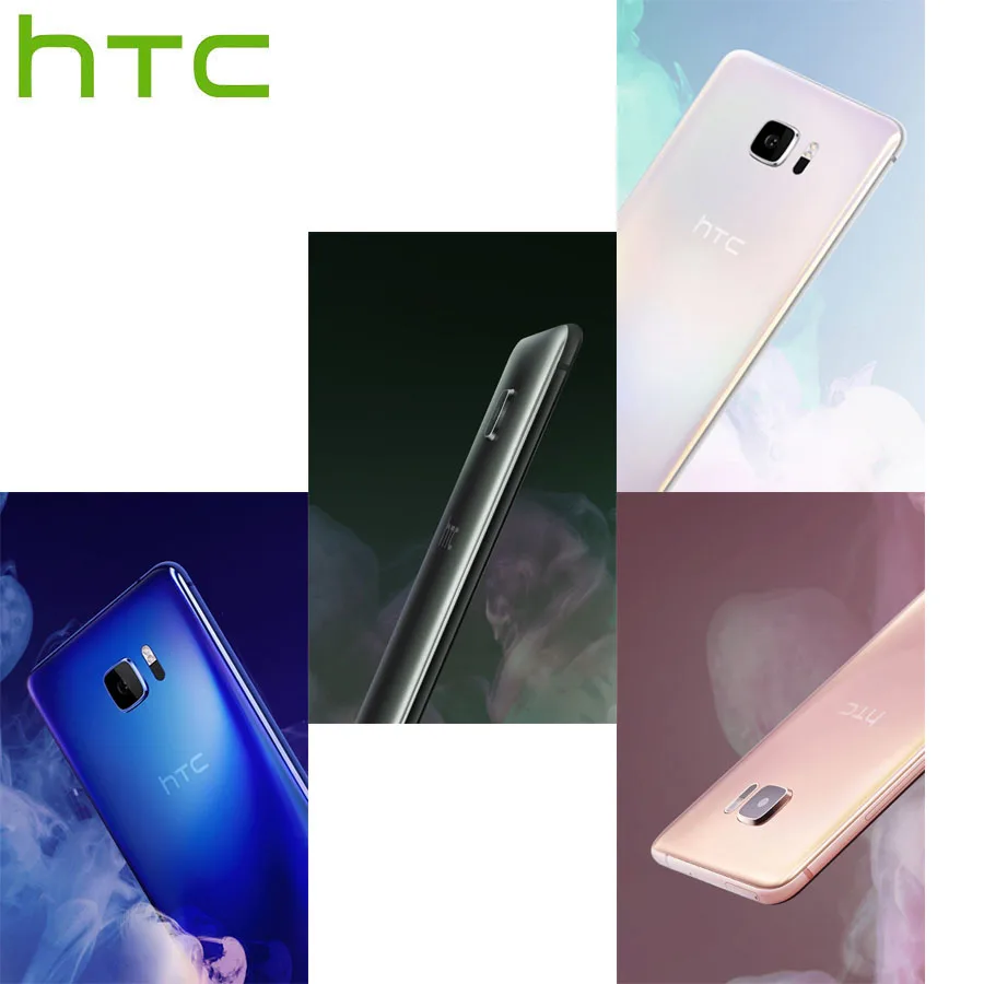 Мобильный телефон htc U Ultra, 4G LTE, Android, 4 Гб ОЗУ, 64 Гб ПЗУ, четырехъядерный процессор Snapdragon 821, 5,7 дюймов, 2560x1440, DualView