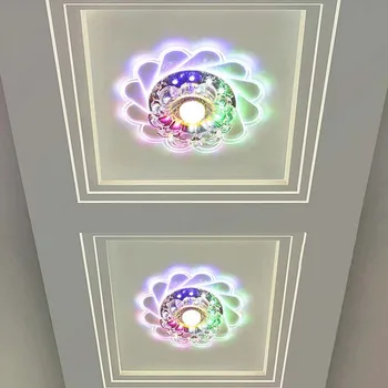 

NEW ARRRIVAL! Modern Brief Crystal Ceiling Light Lamps, Led Ceiling Lights for Dinning Room/ Living Room/Balcony/Corridor