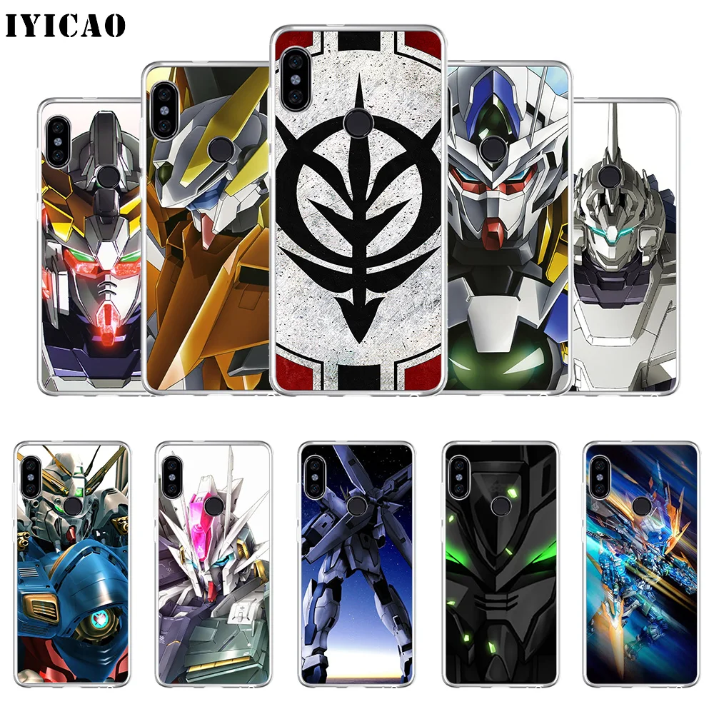 IYICAO Gundam Мягкий силиконовый чехол для телефона Xiaomi Redmi 4A 5A 6A Note 7 6 5 Pro Plus 4X