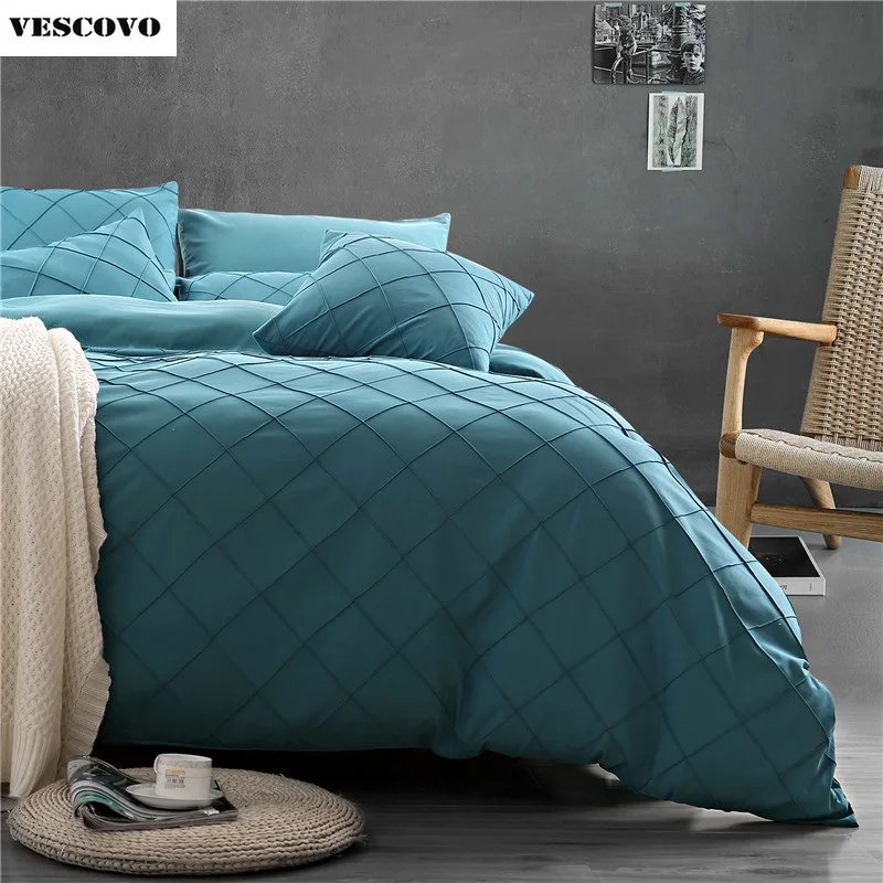 

Home textile European check quilting tribute silk bedding sets cotton silk duvet cover Bed sheet Pillowcase