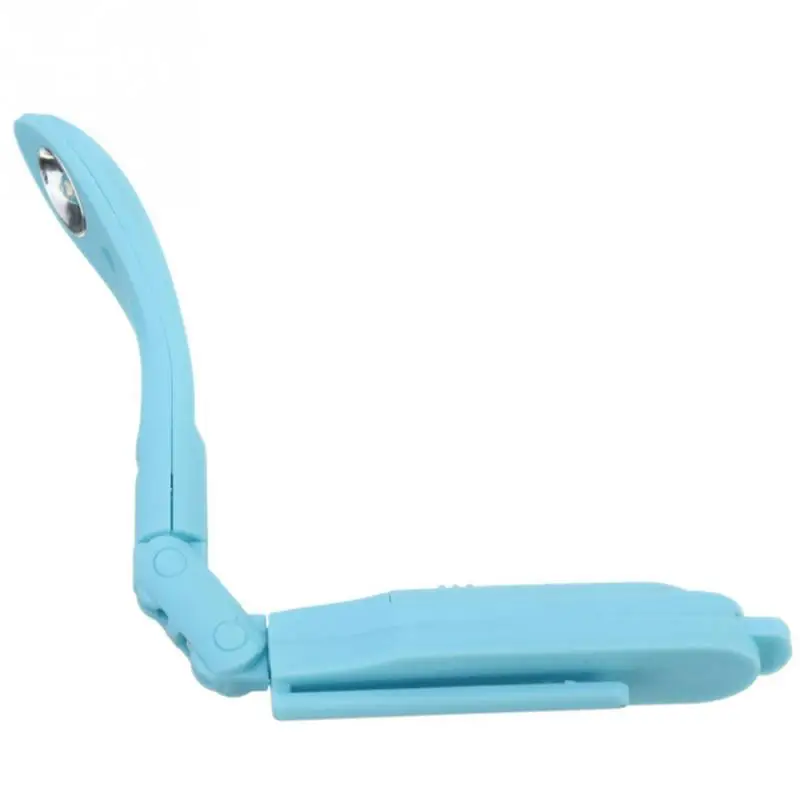 Lâmpada de Leitura Portátil Minúsculo Livro Olho Protectiontravel Clipe Dobrável Cor Aleatória Led Luz 4 Portátil lâmpada de leitura led portátil minúsculo