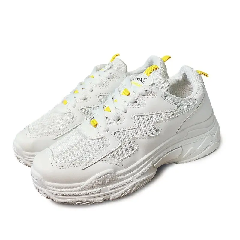 

Fashion Female Platform Sneakers 2018 Casual Shoes Woman Comfortable Breathable Mesh Flats Women Wedges Shoes