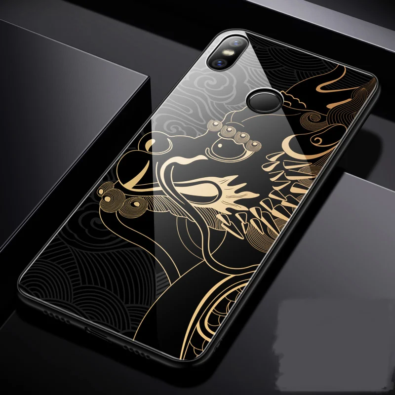 D Для Xiaomi mi Mix 2 2s 3, чехол из закаленного стекла, скользящий чехол, мягкий, зеркальный, из ТПУ, силиконовый, противоударный, тонкий чехол для mi x2 - Цвет: D