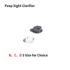 1set Archery Compound Bow Peep Sight Clarifier Aperture Lens Optical Resin Zoom Compound Bow Shooting Hunting Device Accessory ► Photo 1/6