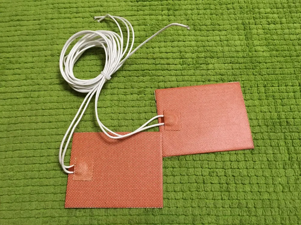 

200mmX200mm,1000W 120V, Powerful O Big Truck Engine Block Oil Pan Flexible Silicone Heater Pad
