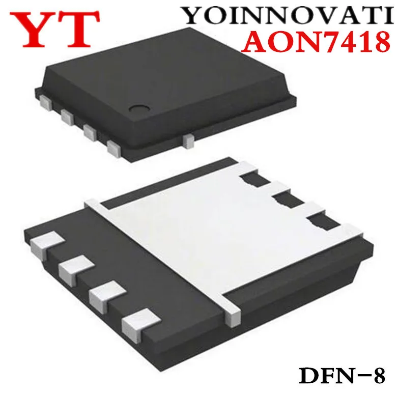 

Free shipping 30pcs/lots AON7418 MOSFET N-CH 30V 46A 8DFN IC Best quality
