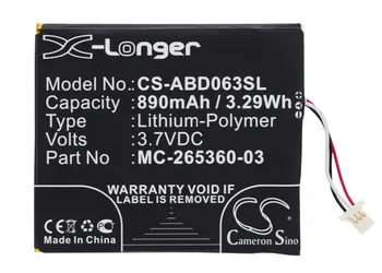 

Cameron Sino 890mAh Battery Amazon 58-000083 MC-265360-03 for Amazon Kindle 7 Kindle 7th Generation WP63GW