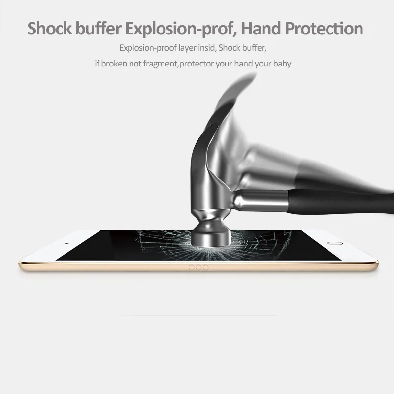 Для iPad 9,7 Новинка, Air 1 2, Pro 9,7 дюймов Высокое качество 9 H закаленное стекло экран защитный кожух пленка