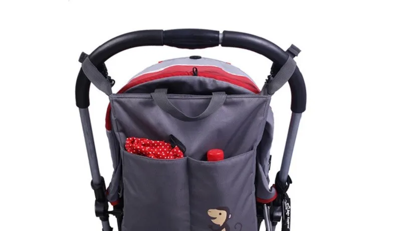 Baby Stroller Organizer Accessories Cartoon Big Capacity Waterproof Bebe Carriage Bag For Prams KF095