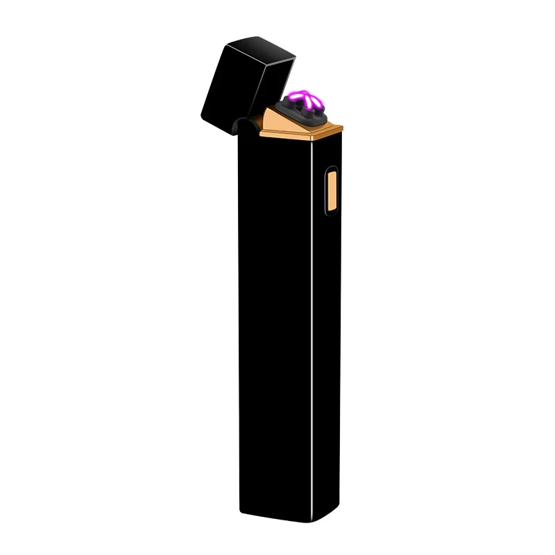 

2019 Arc Mini Double Plasma Lighter Square Electric Lighter Rechargeable USB Cigarette Lighters Windproof