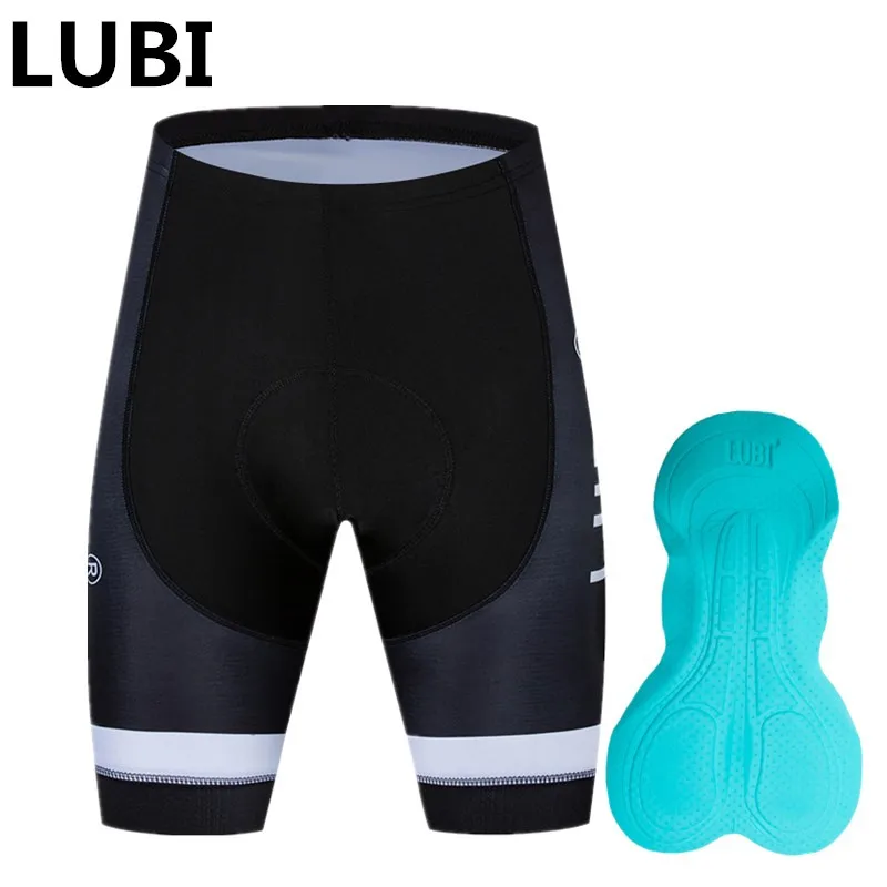 LUBI 3 цвета профессиональный Велоспорт нагрудник шорты Race гель площадку ударопрочный брюки MTB дорожный велосипед Колготки мягкой губкой для Для мужчин женские нагрудники - Цвет: Sponge Pad shorts