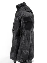 US Camouflage Uniform Kryptek Typhon Camo ACU style Uniform Set Military Shirt and Pants Mandrake and Highlander Camo kryptek mandrake frog fighting suit police frog uniforms army trainning uniform set one long sleeve shirt and one tactical pant