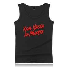 Настоящий хаста Ла Муэрте летний жилет для мужчин дышащие движения фитнес дамы уличный жилет хип хоп Модный повседневный