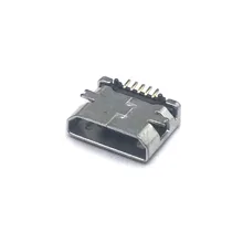 

30 pcs/lot Flat Edge 5 Pin Type B SMT Micro USB Connectors Female Flat Port Jack Tail Sockect Plug Terminals For Samsung Huawei