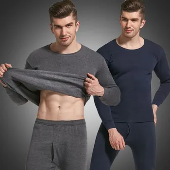 

Men's Thermal Underwear Sets Winter Warm Thermo Underwear For Men Thick Thermal Long Johns Male Cotton Fleece Clothes 2 Pieces