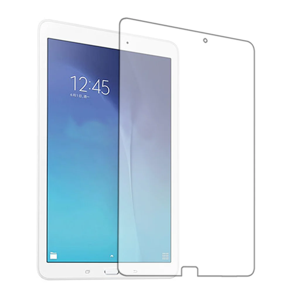 

9H Tempered Glass Screen Protector Film for Samsung Galaxy Tab E 9.6 T560 T561 T565 SM-T560 + Alcohol Cloth + Dust Absorber