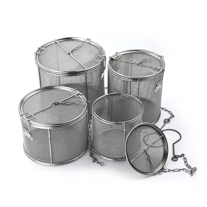 

JIANDA Stainless Steel Seasoning Bag Gravy Soup Taste Spice Box Magic Basket Brine Hot Pot Slag Separation Colander Strainers