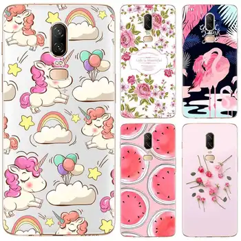 

Soft Tpu Painted Cute Cover For Oneplus 6 Ultra Thin Silicone Soft Anti-Slip Phone Case For Oneplus 6 Slim Back Printed Case