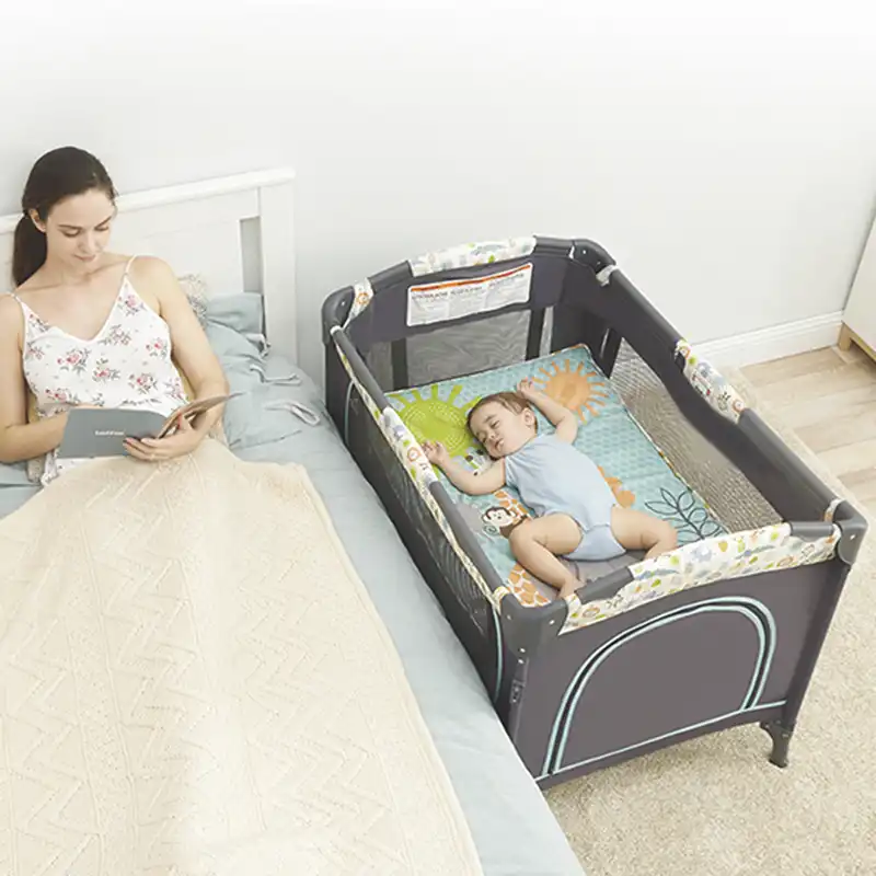 folding bed baby