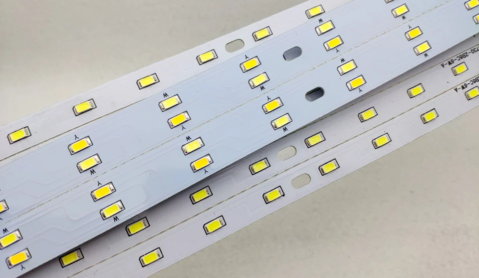 Светодиодный PCB 4Wx2 6Wx2 8Wx2 Изменяемая полоса светильник SMD5730 алюминиевая ламповая пластина потолочный светильник сменный ламповый светильник Модифицированная ламповая панель