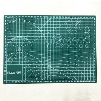 A3/A4/A5 PVC Cutting Mat Durable Self-healing Cut Pad Patchwork Tools DIY Accessory Cutting Plate Dark Green Engraving Board