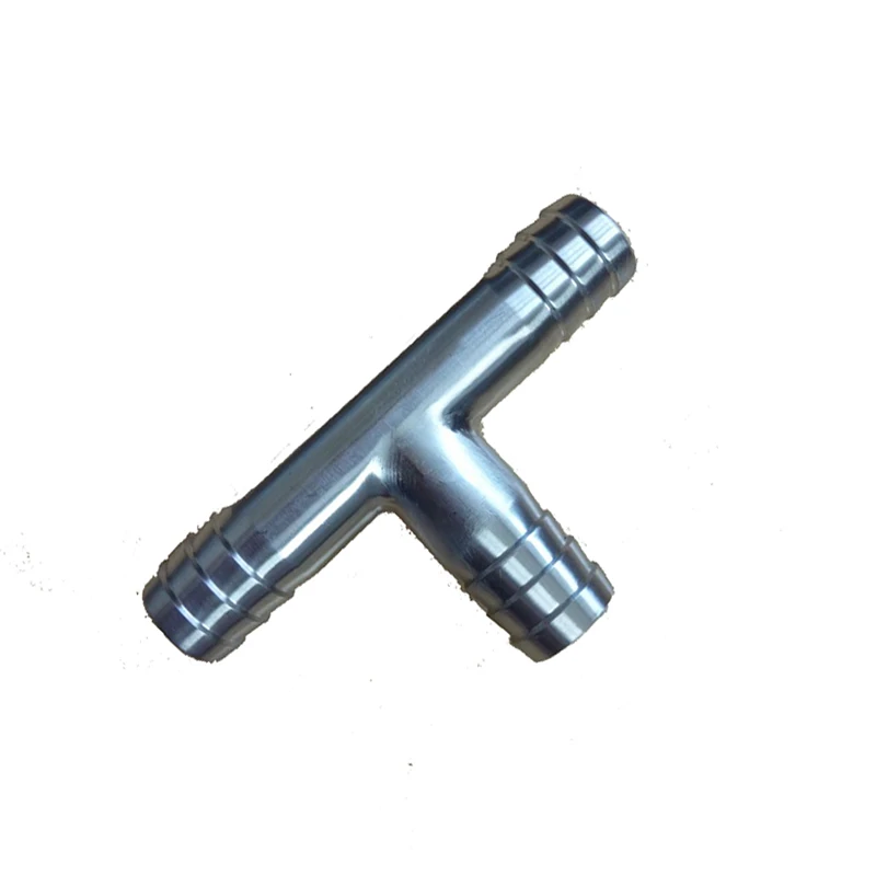304 Stainless Steel 20mm Hose Barb Barbed Tee 3 Way Pipe Fitting