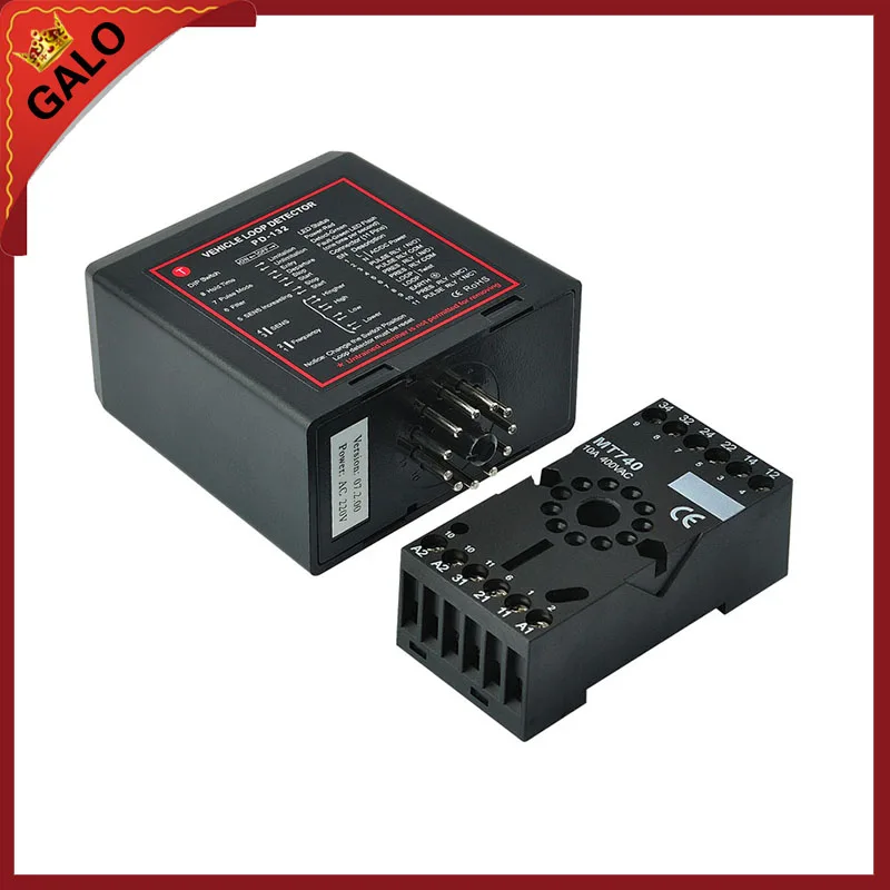 

single channel inductive vehicle loop detector controller module for barrier gate opener motor