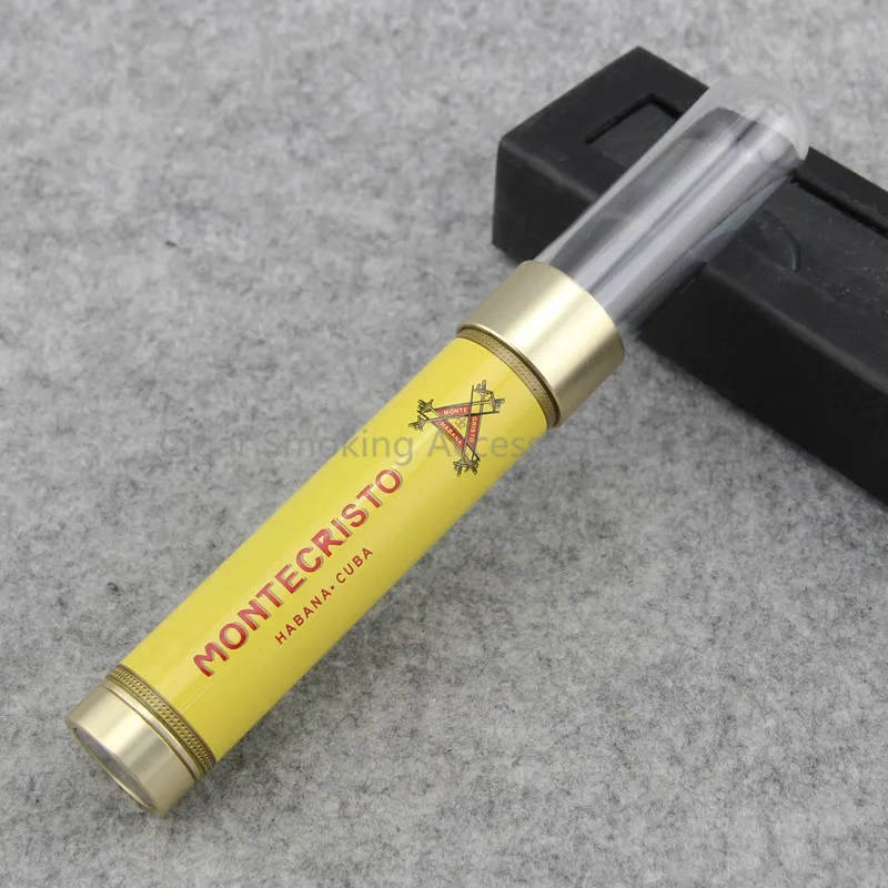 Cuban cigar tube MONTECRISTO snow plus moisturizing pipe humidor box