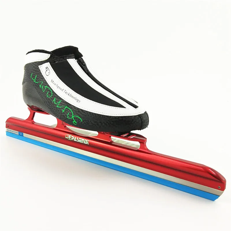 Длинные коньки для хоккея хоккейные туфли 380 410 430|black skate|skates for hockeyice skate shoe |