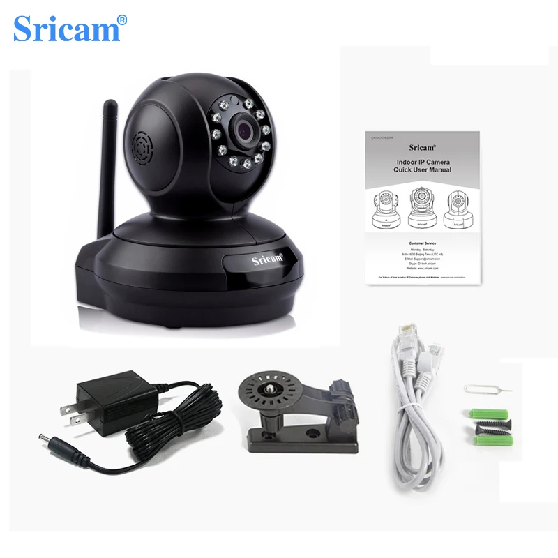 IP камера видеонаблюдения Sricam SP019 1080 МП HD 360 P Wi Fi|Камеры видеонаблюдения| |