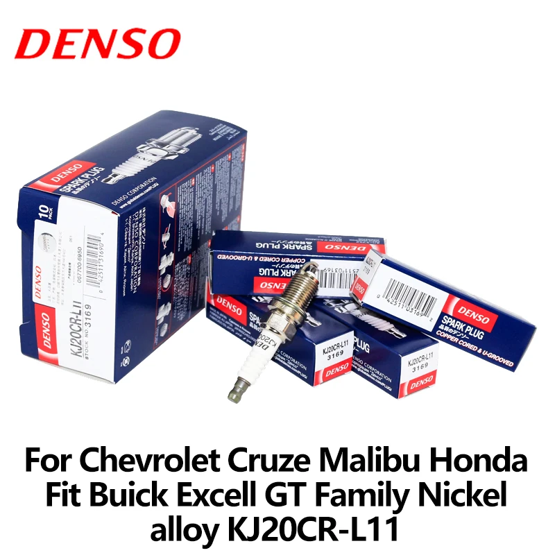 Лентам кампании DENSO свечи зажигания автомобиля для Chevrolet Cruze Malibu Honda Fit Buick Excell GT