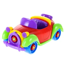 Kids Car Toys Multi-Color Funny Baby ABS Plastic Car Airplane Puzzle Toy Assembly Early Children Educational Gift Toy