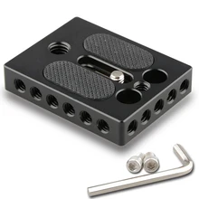 Camvate 1/4 “и 3/8” нить Универсальный Сырная Тарелка Камера крепление для DSLR Камера клетка установка