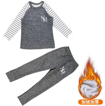 

New Winter Kids Clothes Stripe Boys Home Wears 3 4 5 6 7 8 9 10 11 12 14 Years Boys Clothing Set Suit Boys Sweatshirts And Pants