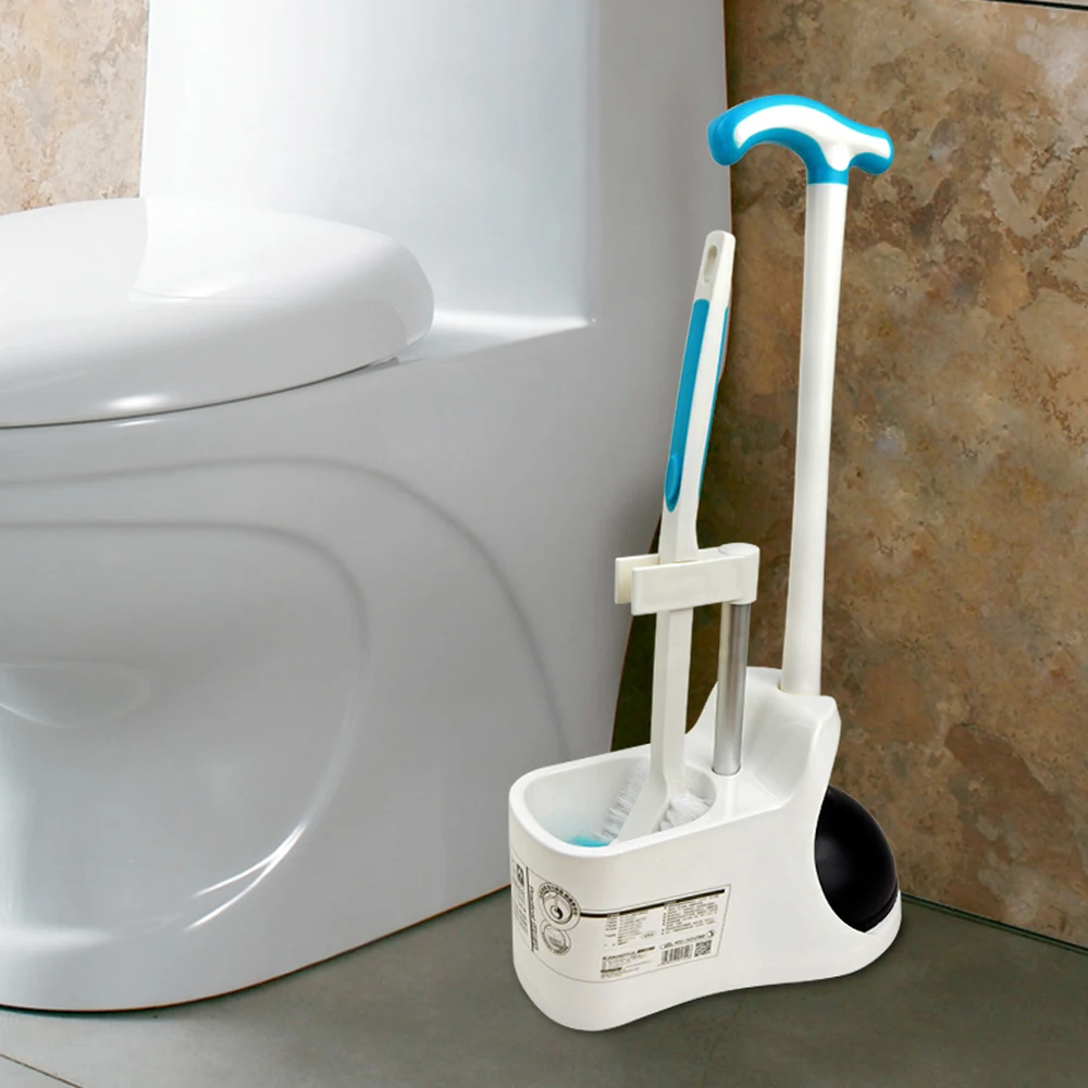 With toilet seat toilet suction toilet brush set bathroom bathroom